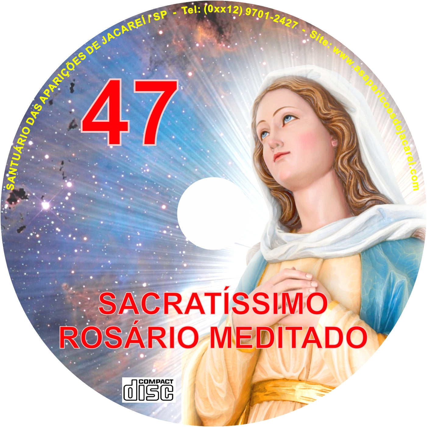 CD Rosário Meditado 047 CD Rosário Meditado 047